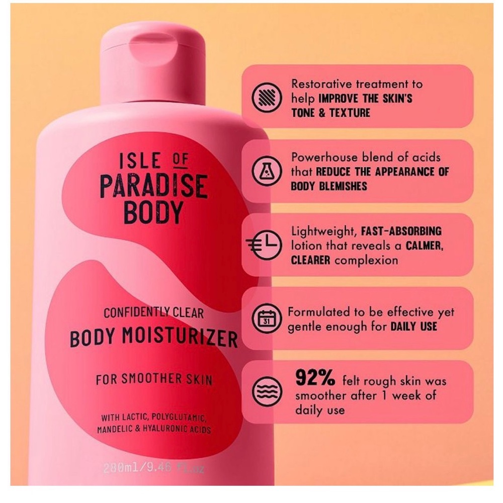 Isle of Paradise Body Confidently Clear Body Moisturizer - Picture 3 of 3